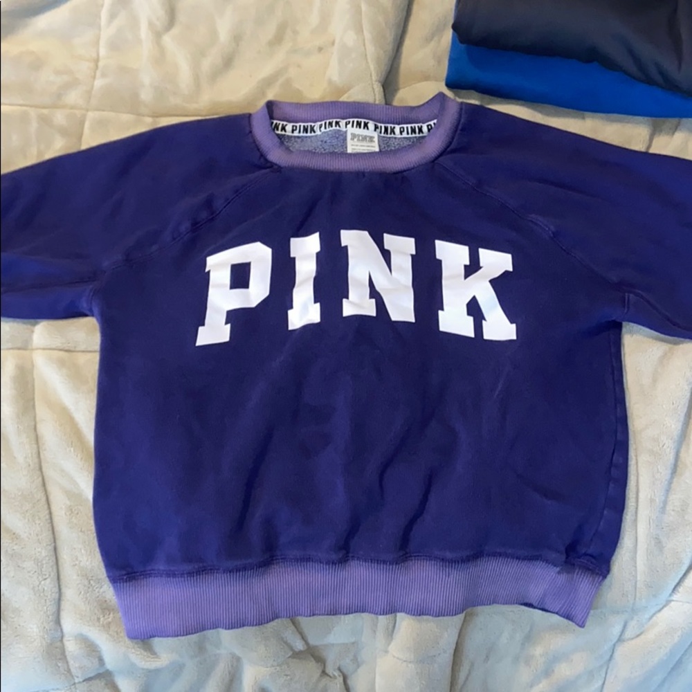 Pink crew neck